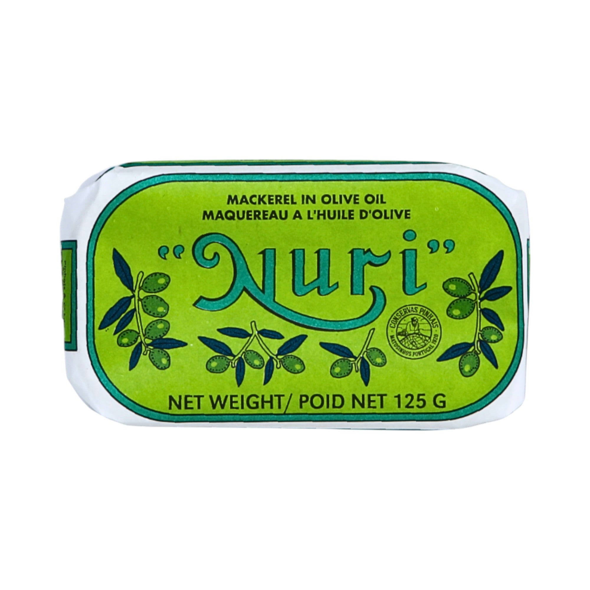 Nuri whole mackerel in olive oil – premium Portuguese tinned fish Canada