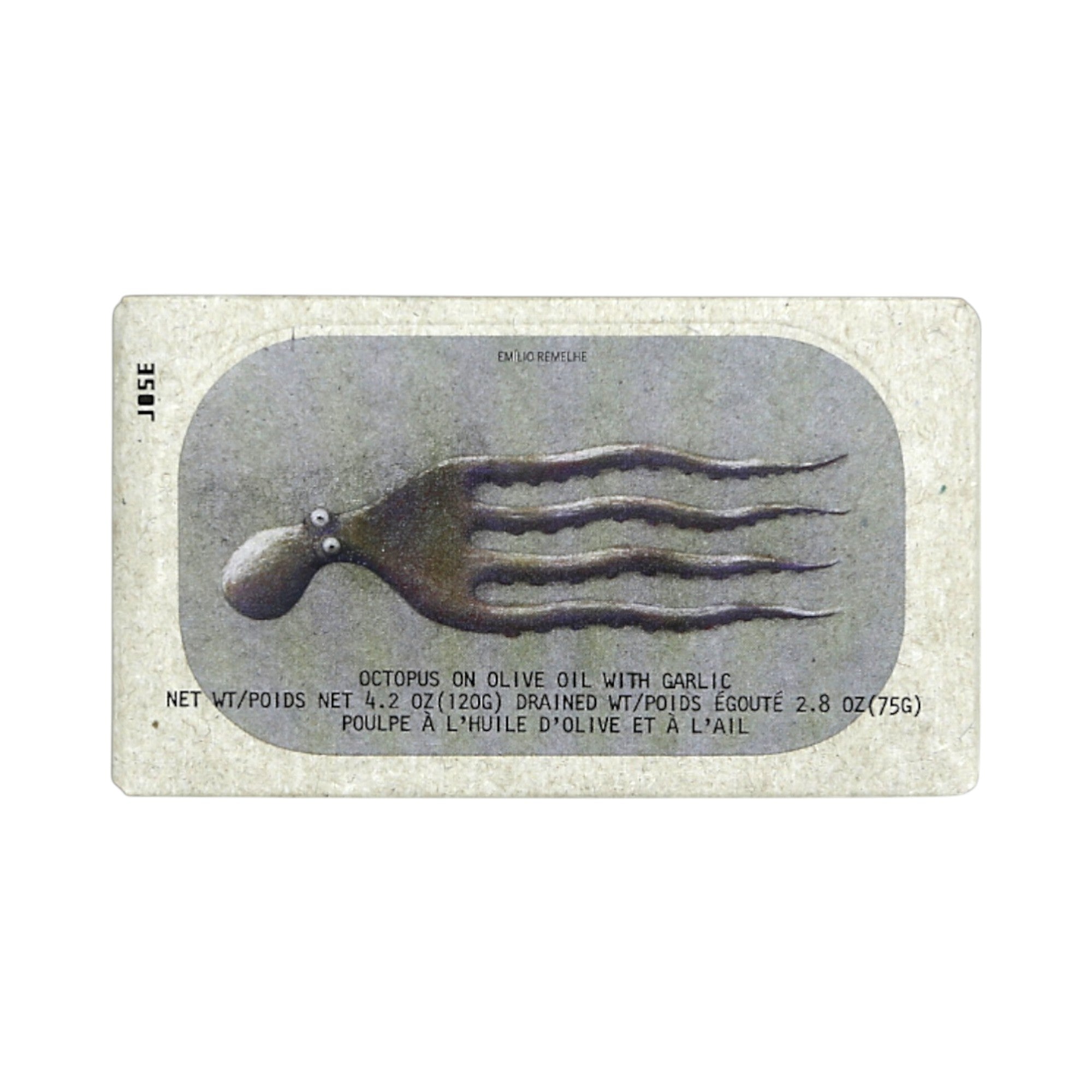 Octopus in Olive Oil with Garlic – José Gourmet | Gourmet Tinned Seafood Canada