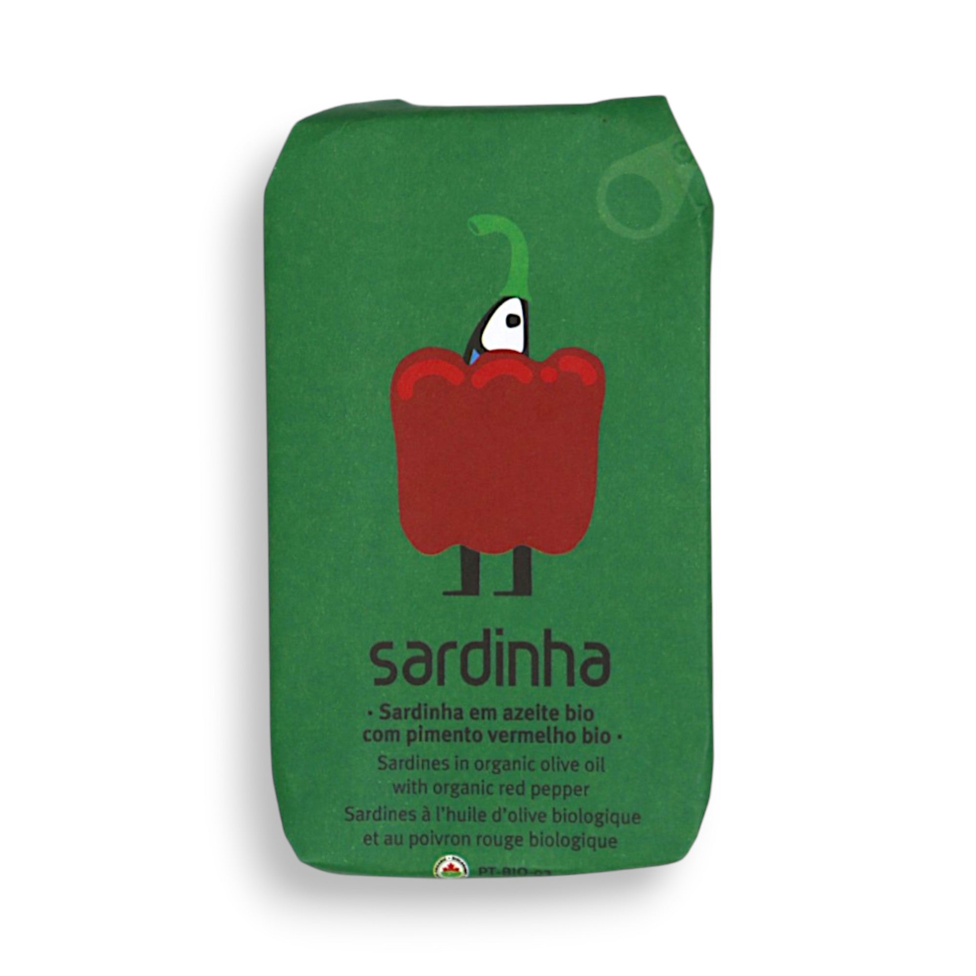 Sardinha sardines in organic olive oil with organic red pepper – premium tinned fish from Portugal